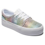 DC TRASE PLATFORM SHOES WHITE RAINBOW - Image 2