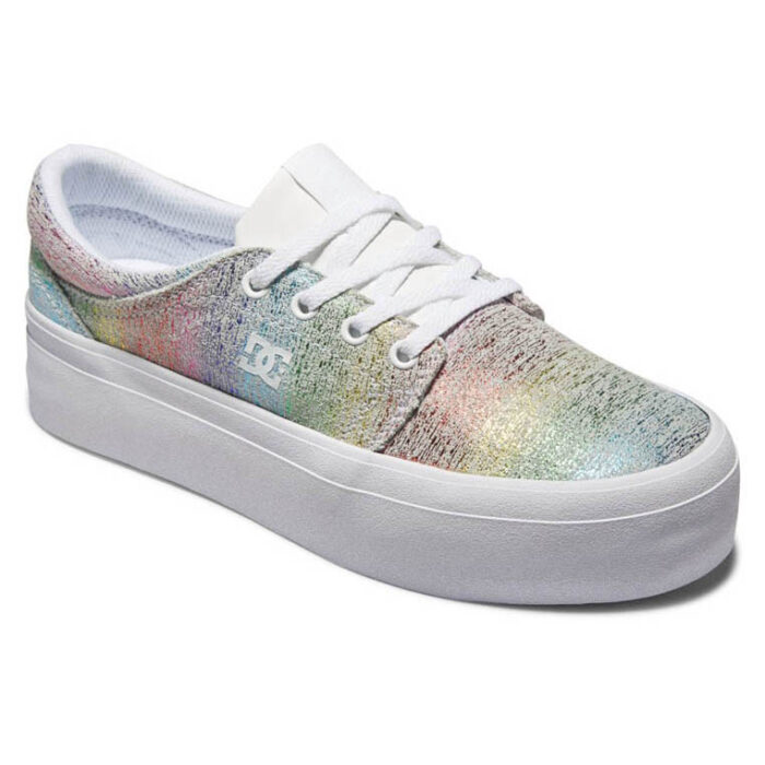 DC TRASE PLATFORM SHOES WHITE RAINBOW - Image 2