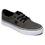 DC TRASE TX SE SHOES BLACK HERRINGBONE - Image 2