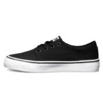DC YOUTH TRASE TX SHOES BLACK WHITE - Image 2