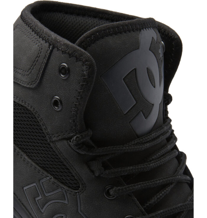 DC VERSATILE HI WR BOOTS BLACK BLACK BLACK - Image 7