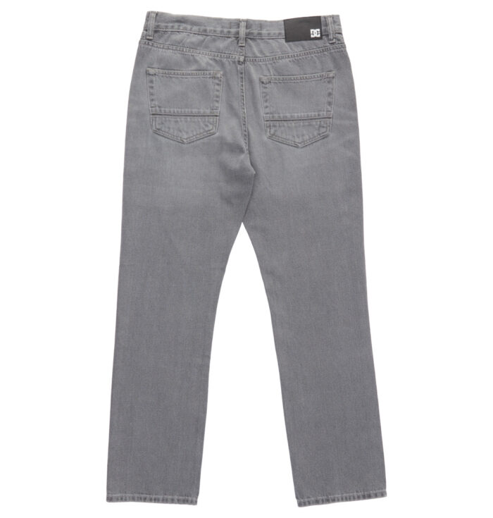 DC WORKER STRAIGHT DENIM GREY WASH - Image 8
