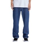 DC WORKER STRAIGHT DENIM INDIGO DARK