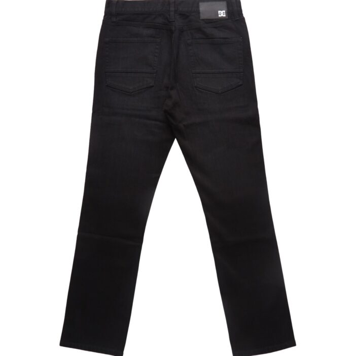 DC WORKER STRAIGHT FIT JEAN BLACK WASH - Image 4