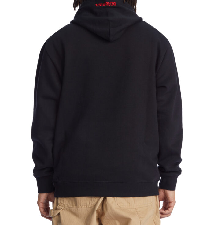 DC X MARVEL DEADPOOL MARVEL HOODIE BLACK - Image 4