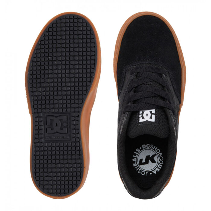 DC YOUTH KALIS VULC SHOES BLACK GUM - Image 4