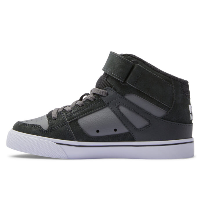 DC YOUTH PURE HIGH TOP SHOES ANTHRACITE BLACK - Image 2