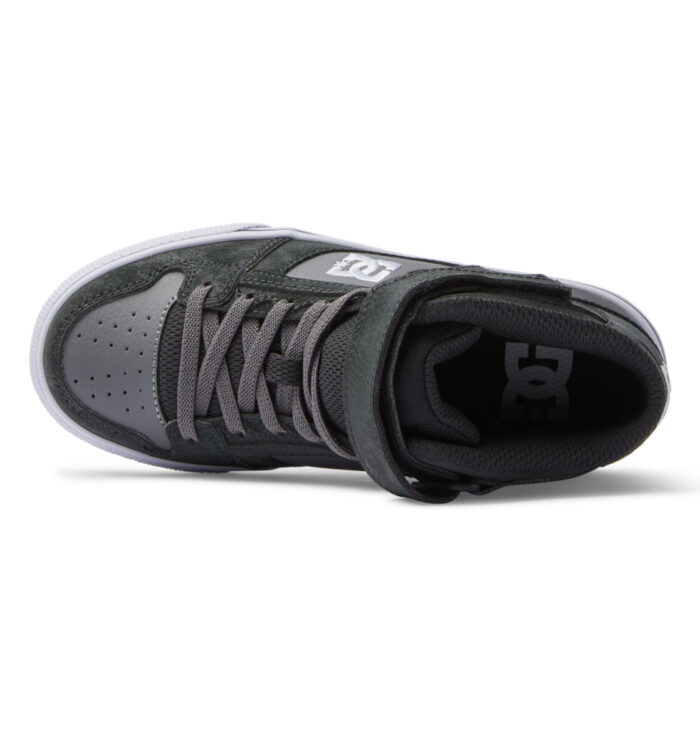 DC YOUTH PURE HIGH TOP SHOES ANTHRACITE BLACK - Image 3