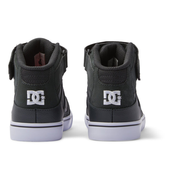 DC YOUTH PURE HIGH TOP SHOES ANTHRACITE BLACK - Image 5
