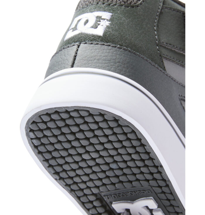 DC YOUTH PURE HIGH TOP SHOES ANTHRACITE BLACK - Image 7