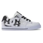 DC YOUTH PURE SE SHOES BLACK STENCIL