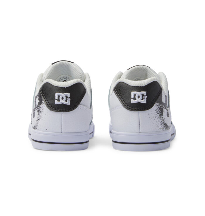 DC YOUTH PURE SE SHOES BLACK STENCIL - Image 5