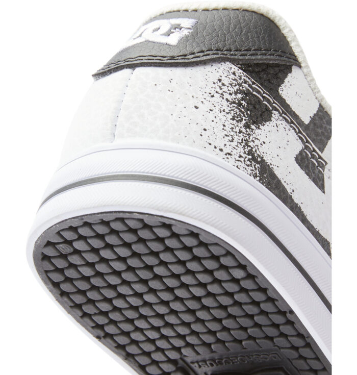 DC YOUTH PURE SE SHOES BLACK STENCIL - Image 7