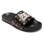 DC YOUTH SLIDES BLACK PINK CRAZY PINK