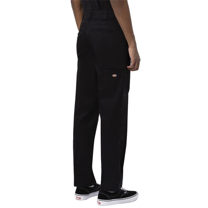 DICKIES SLIM STRAIGHT DOUBLE KNEE WORK PANT BLACK - Image 2