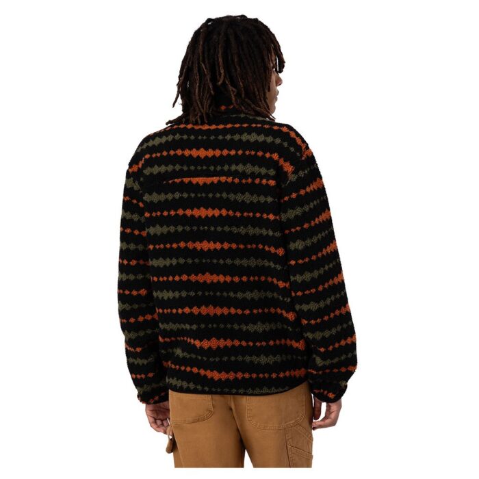 DICKIES FALKVILLE ZIP FLEECE BLACK - Image 4