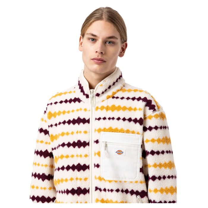 DICKIES FALKVILLE ZIP FLEECE ECRU - Image 5