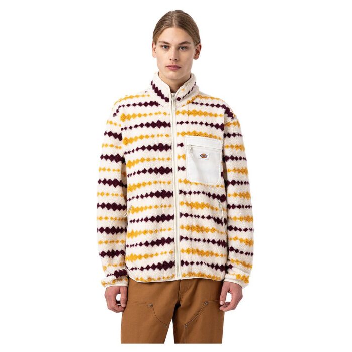 DICKIES FALKVILLE ZIP FLEECE ECRU - Image 3