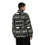 DICKIES HAYS QUARTER ZIP FLEECE NORDIC AOP DARK - Image 2