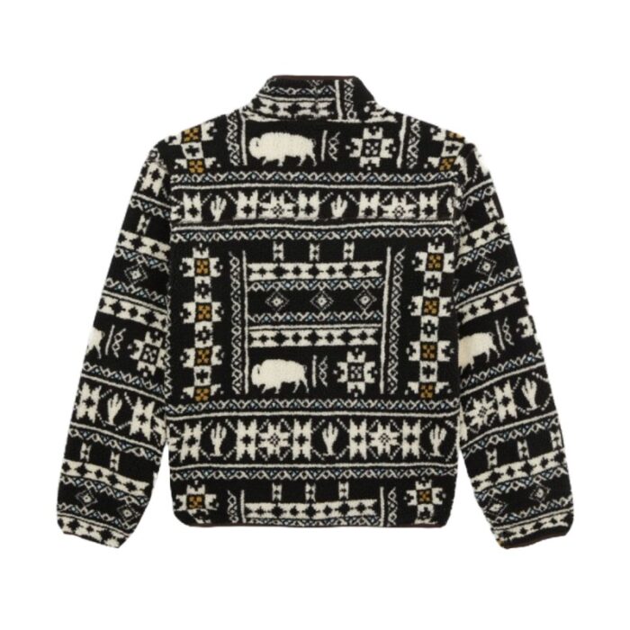 DICKIES HAYS QUARTER ZIP FLEECE NORDIC AOP DARK - Image 5