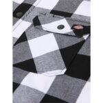 DICKIES SHERPA LINED SACRAMENTO SHIRT BLACK - Image 4