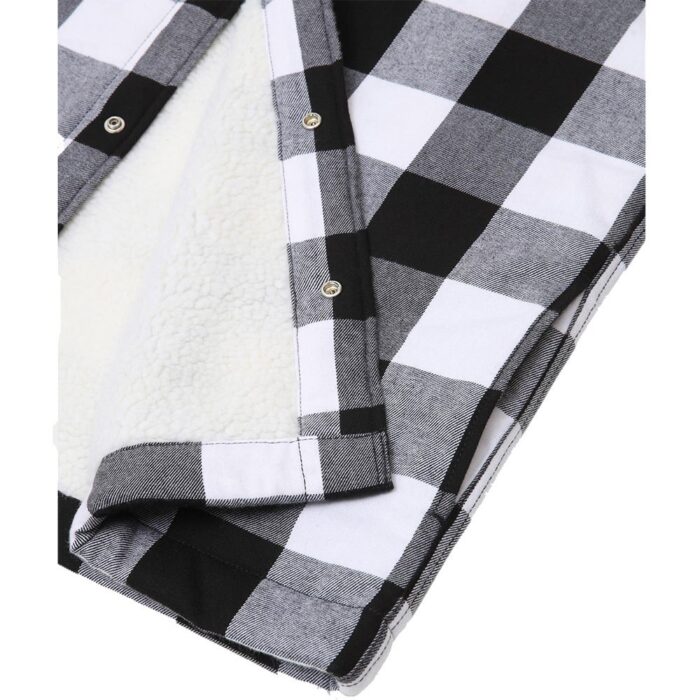 DICKIES SHERPA LINED SACRAMENTO SHIRT BLACK - Image 6