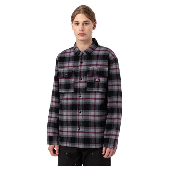 DICKIES MOULTON SHACKET SHIRT BLACK - Image 4