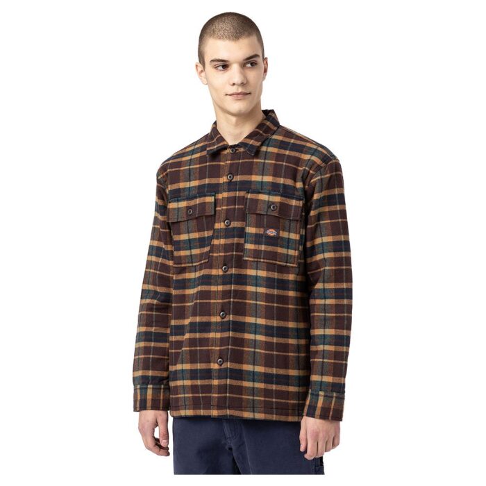 DICKIES MOULTON SHACKET SHIRT GINGERBREAD - Image 3