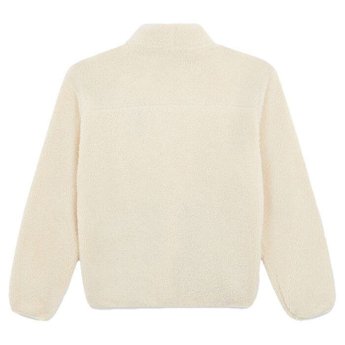 DICKIES MOUNT HOPE QUARTER ZIP FLEECE WHITECAP GREY - Image 4