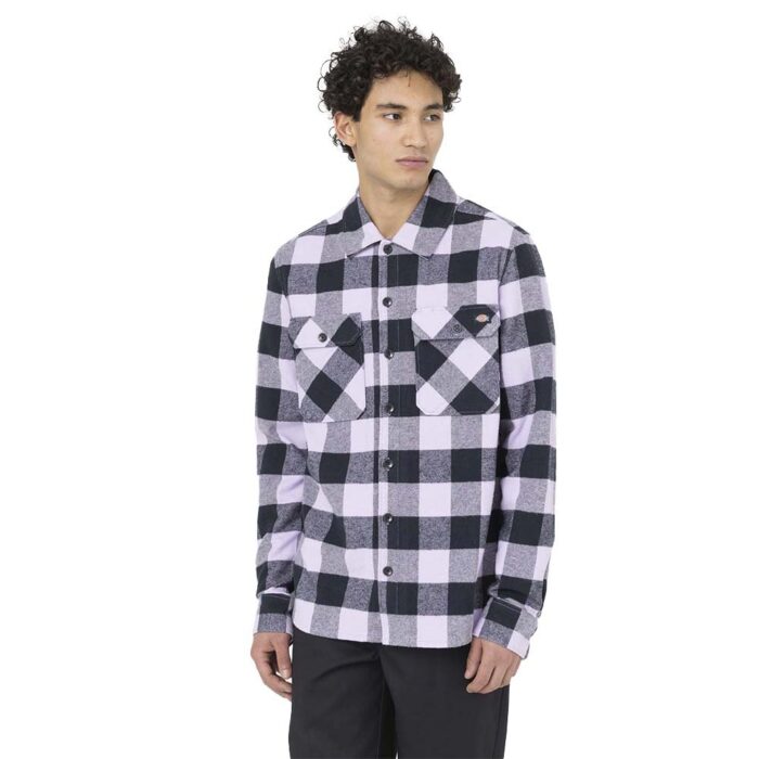 DICKIES NEW SACRAMENTO SHIRT PURPLE ROSE - Image 3
