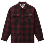 DICKIES SHERPA LINED SACRAMENTO SHIRT MAROON
