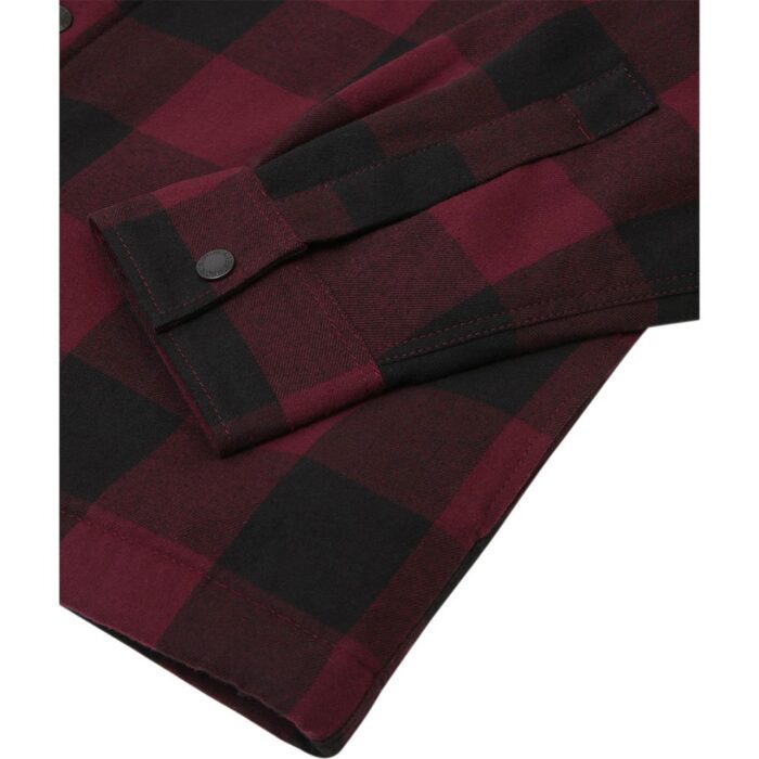 DICKIES SHERPA LINED SACRAMENTO SHIRT MAROON - Image 5