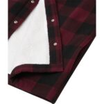 DICKIES SHERPA LINED SACRAMENTO SHIRT MAROON - Image 6