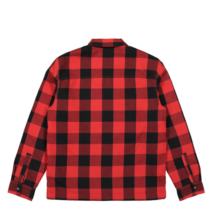 DICKIES SHERPA LINED SACRAMENTO SHIRT RED - Image 2