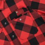DICKIES SHERPA LINED SACRAMENTO SHIRT RED - Image 4