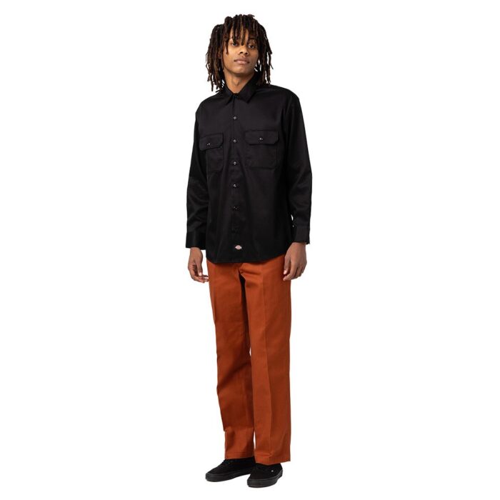 DICKIES WORK SHIRT LS REC BLACK - Image 7