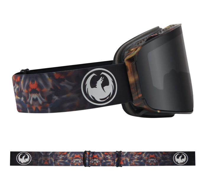 DRAGON NFX OTG SNOW GOGGLES FIRELEAF LUMALENS DARK SMOKE BONUS LUMALENS AMBER LENS - Image 4