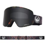 DRAGON NFX2 SNOW GOGGLES FIRE LEAF LUMALENS DARK SMOKE BONUS LUMALENS AMBER LENS