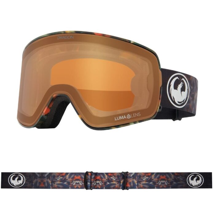 DRAGON NFX2 SNOW GOGGLES FIRE LEAF LUMALENS DARK SMOKE BONUS LUMALENS AMBER LENS - Εικόνα 4