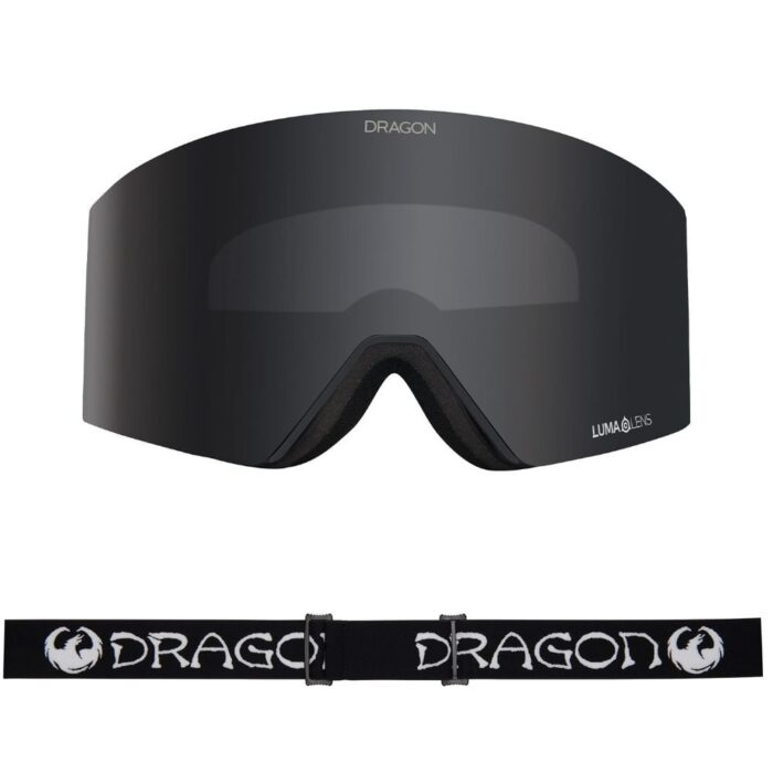 DRAGON RVX MAG OTG SNOW GOGGLES CLASSIC BLACK LUMALENS DARK SMOKE BONUS LUMALENS LIGHT ROSE LENS - Image 2