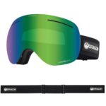 DRAGON X1 SNOW GOGGLES ICON GREEN LUMALENS GREEN IONIZED LENS