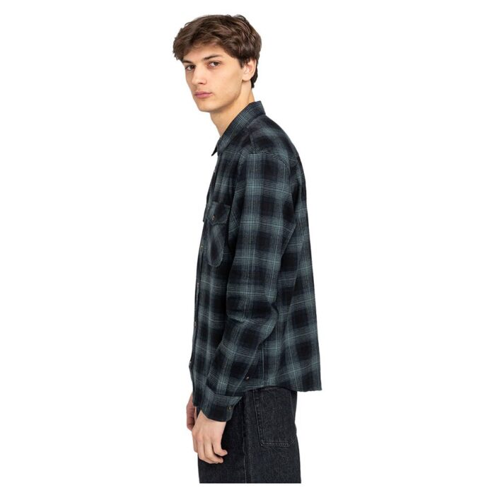 ELEMENT TACOMA CLASSIC SHIRT GRADIENT PLAID AGAVE GREEN - Image 3
