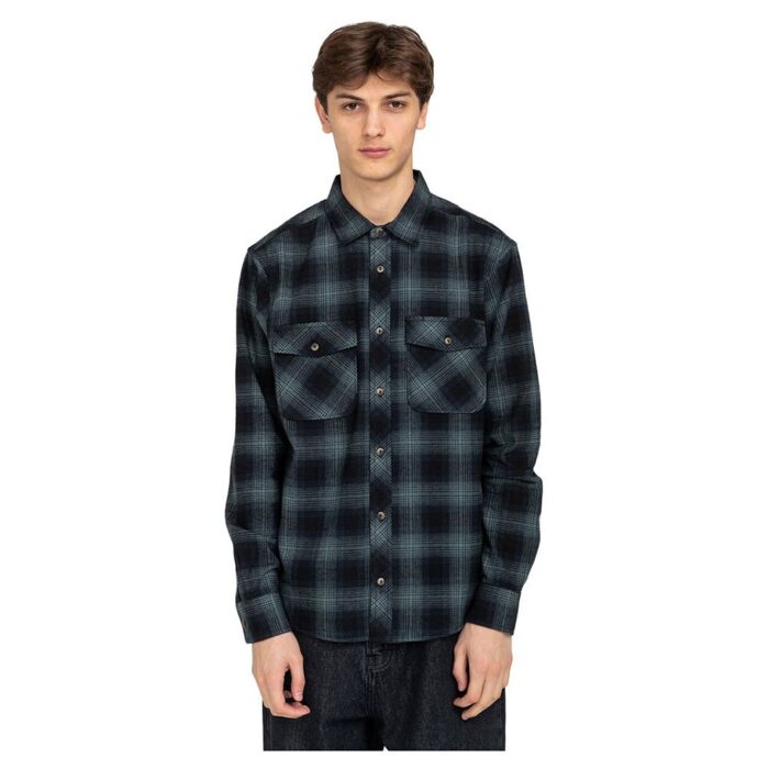 ELEMENT TACOMA CLASSIC SHIRT GRADIENT PLAID AGAVE GREEN - Image 5
