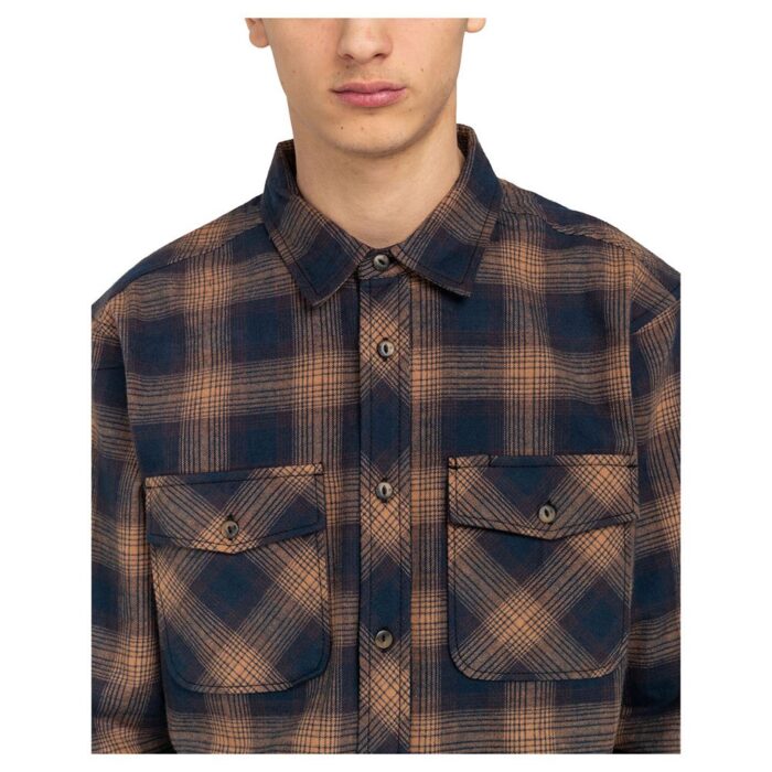 ELEMENT TACOMA CLASSIC SHIRT GRADIENT PLAID DULL GOLD - Image 4