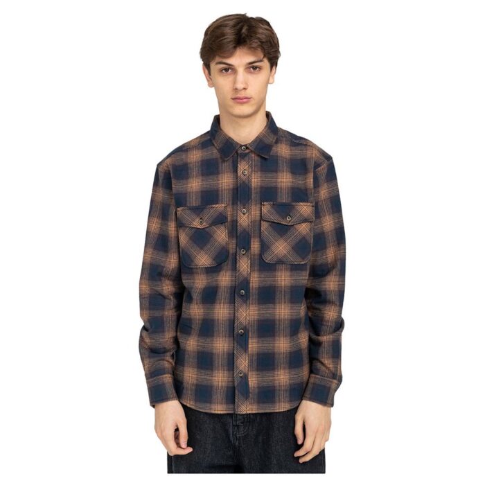 ELEMENT TACOMA CLASSIC SHIRT GRADIENT PLAID DULL GOLD - Image 5