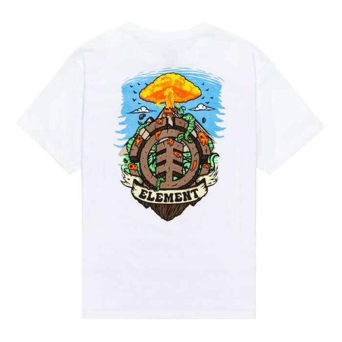 ELEMENT YOUTH ICON JUNGLE T-SHIRT OPTIC WHITE - Image 2