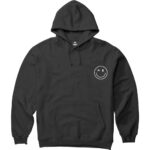 EMERICA HAPPY FACE HOODIE BLACK