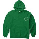 EMERICA HAPPY FACE HOODIE KELLY GREEN