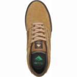 EMERICA THE LOW VULC SHOES TAN BROWN - Image 3