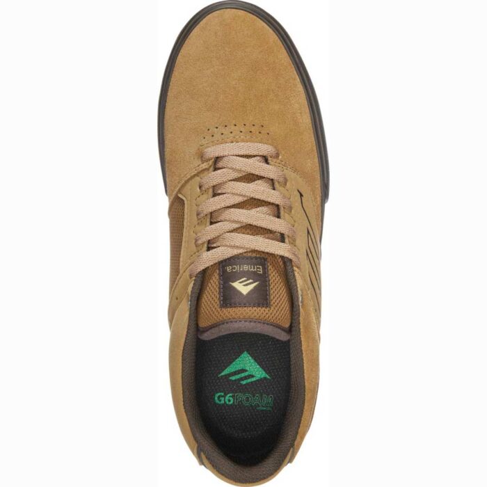 EMERICA THE LOW VULC SHOES TAN BROWN - Image 3
